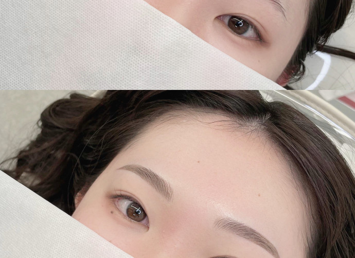 コンボ眉 ビフォーアフター