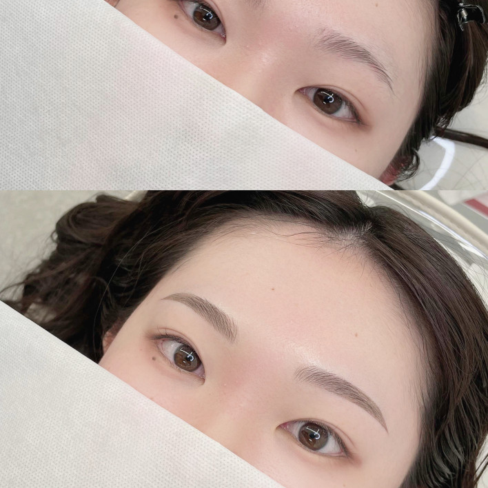 コンボ眉 ビフォーアフター