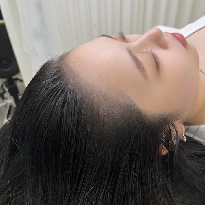 パウダーヘアライン