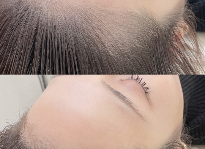 自然ヘアライン